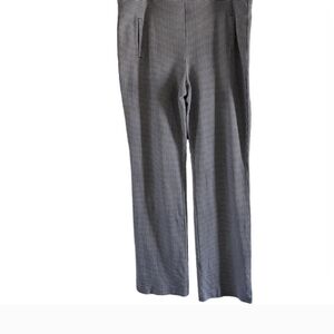 Chico's Black and White Checkered Cropped Pants